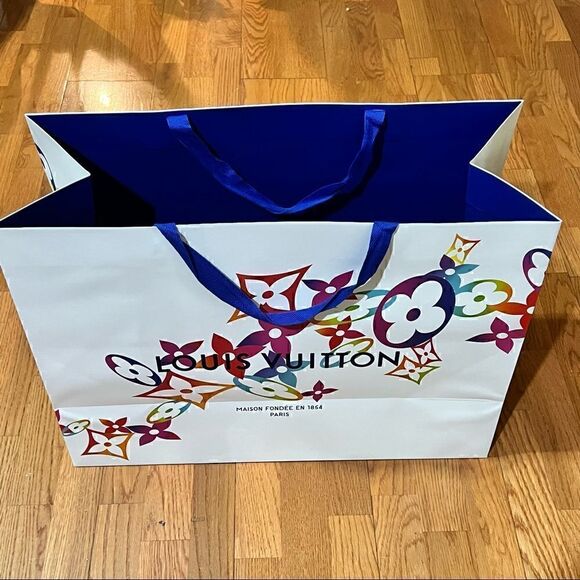 Authentic LOUIS VUITTON XL shopping bag 23x17x10 Limited Edition - Picture 3 of 4